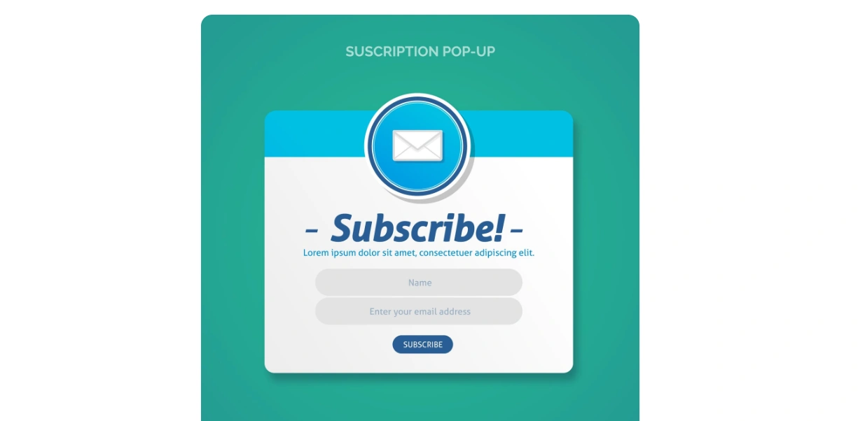 Email Subscription Pop-Up