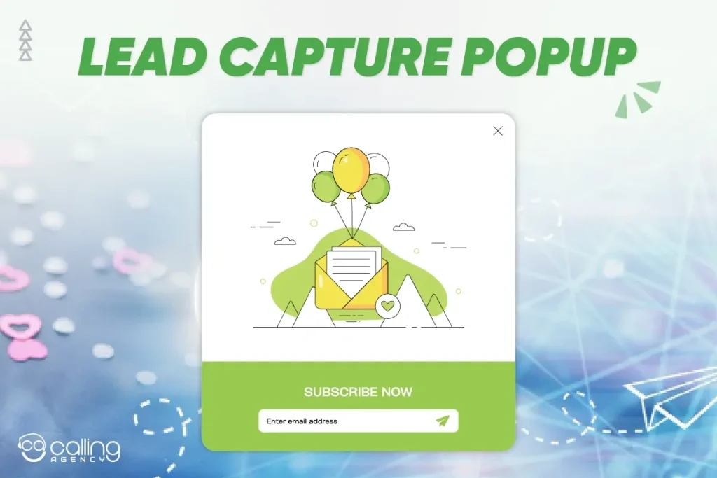 lead capture popup